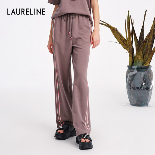 LAURELINE/洛瑞琳长裤年夏季新款商场同款时尚显瘦通勤裤子女