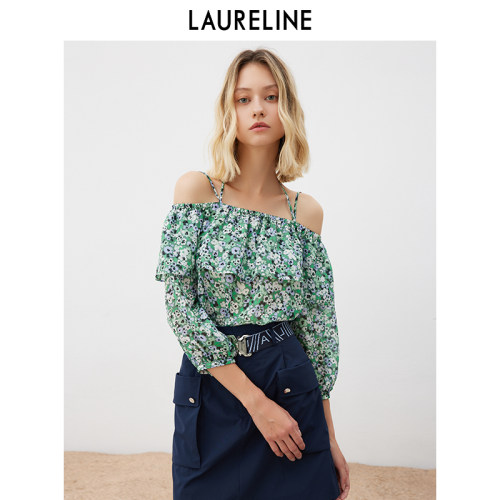 LAURELINE/洛瑞琳桑蚕丝上衣