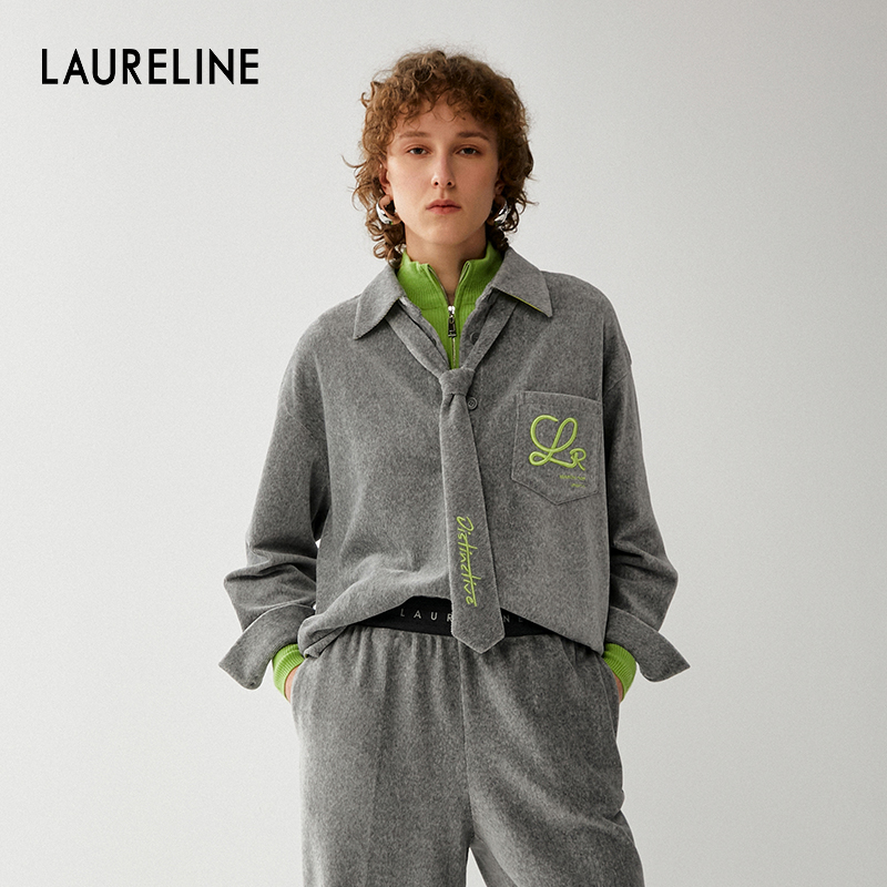 灯芯绒上衣外套洛瑞琳新款宽松