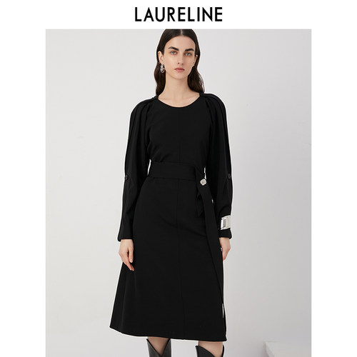 LAURELINE/洛瑞琳梭织连衣裙