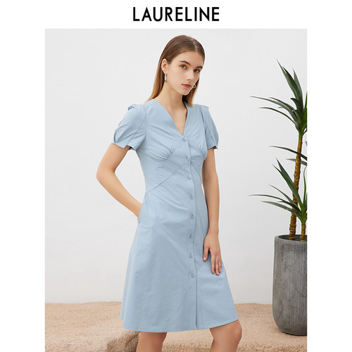 LAURELINE/洛瑞琳梭织连衣裙
