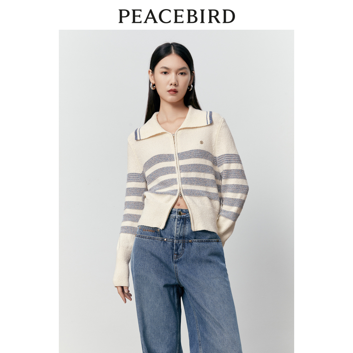 PEACEBIRD/太平鸟开衫商场同款