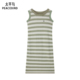 太平鸟无休条纹针织连衣裙女实时潮流连身裙女A3FAF1426