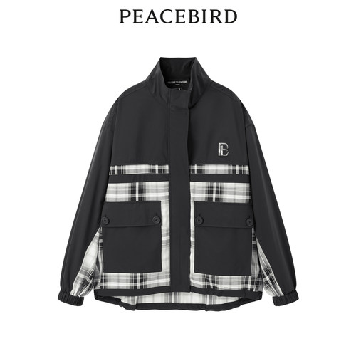PEACEBIRD/太平鸟格纹外套