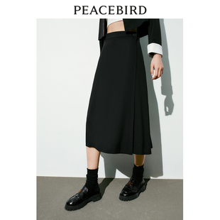 新款 2023年秋季 太平鸟女装 两面穿半身长裙A1GFD2310 商场同款