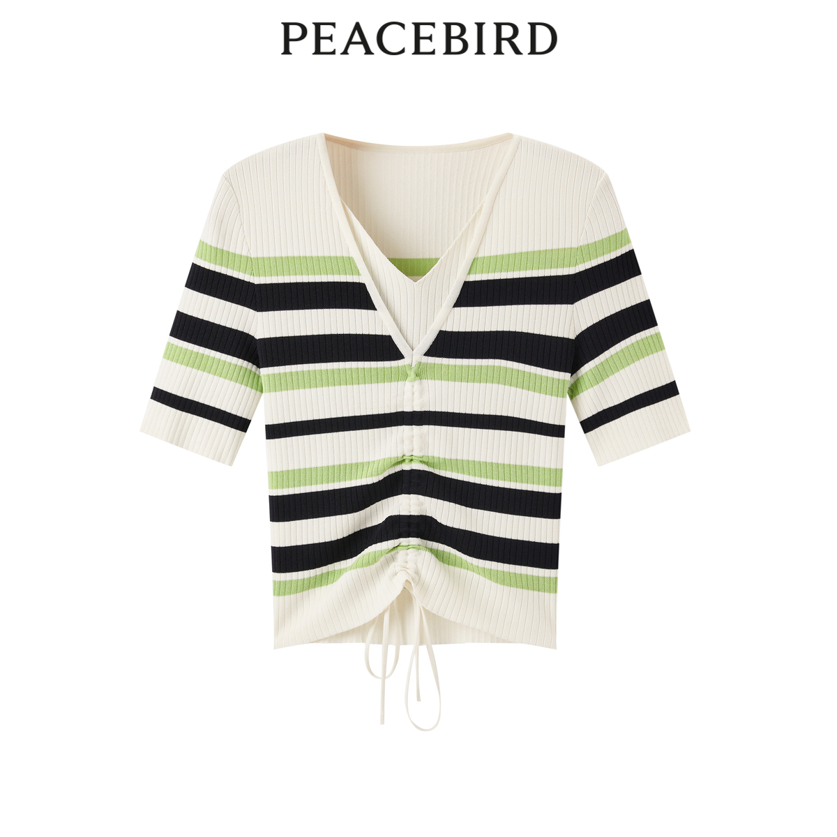 PEACEBIRD/太平鸟条纹套衫