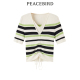 A1EED3201 休闲气质条纹线套衫 太平鸟女装 时尚