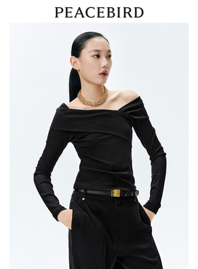 【商场同款】太平鸟女装年春季新款长袖针织衫A1CPE1615