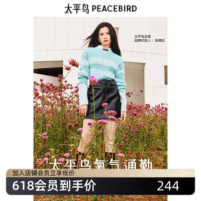 太平鸟 25年马海毛氛围感松弛套衫A1EEF1320