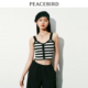 新款 太平鸟女装 2024年夏季 条纹线背心A1EFD2164