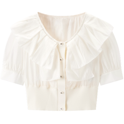 PEACEBIRD/太平鸟拼接衬衫