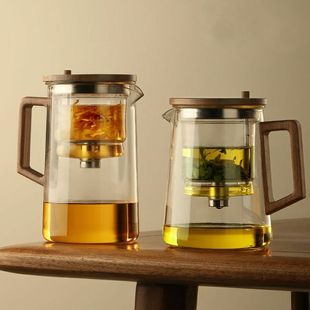 泡茶壶全玻璃内胆飘逸杯茶水分离泡茶杯耐高温冲茶器家用茶壶茶具
