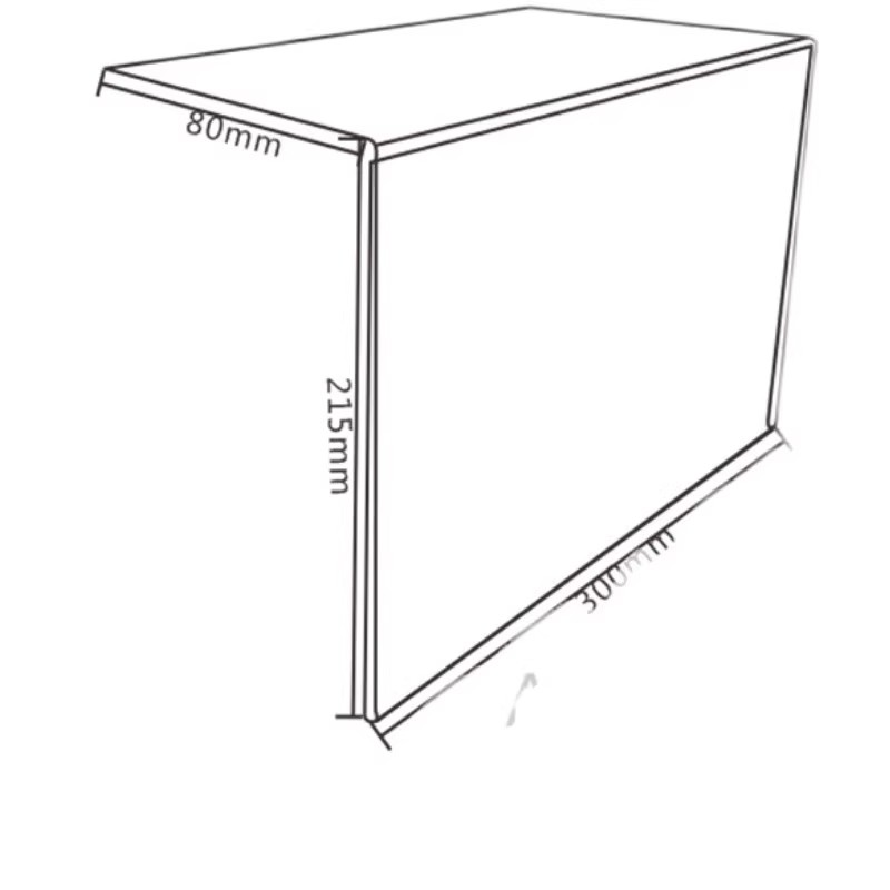 标价牌卡超市地堆透明PVC标签商品价签封套直角价格牌A456定制pop