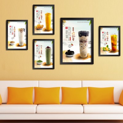 饮品水果店墙面装饰画冷饮海报图片贴画果汁个性奶茶店铺墙壁装饰图片