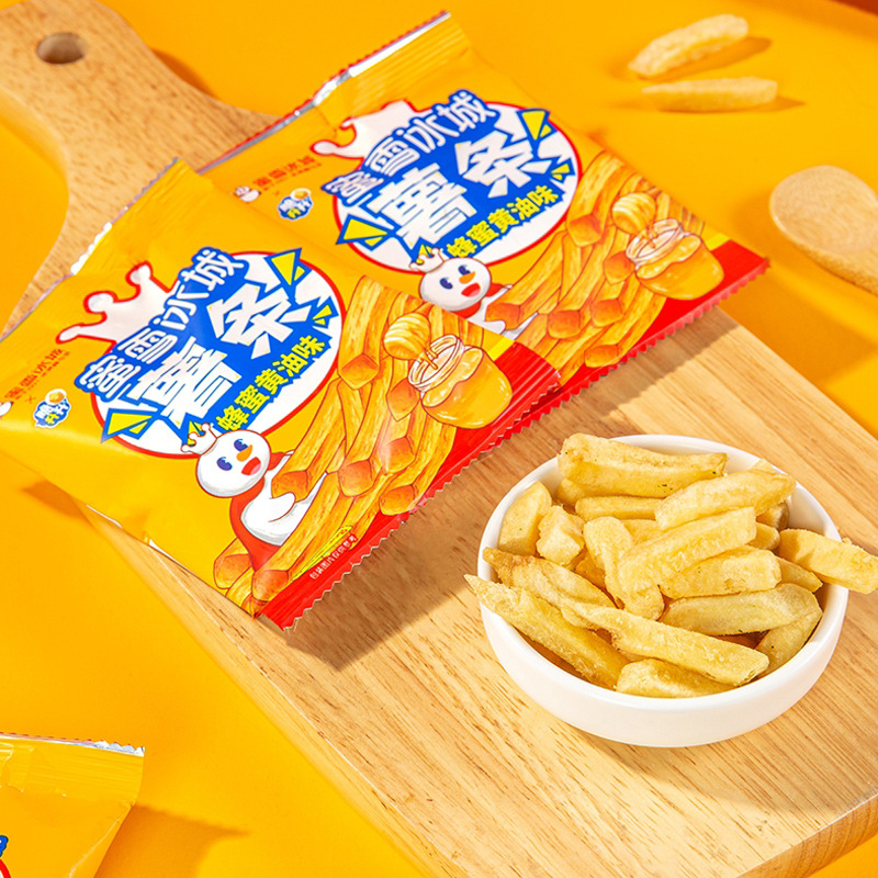 蜜雪冰城x脆升升蜂蜜薯条联名款