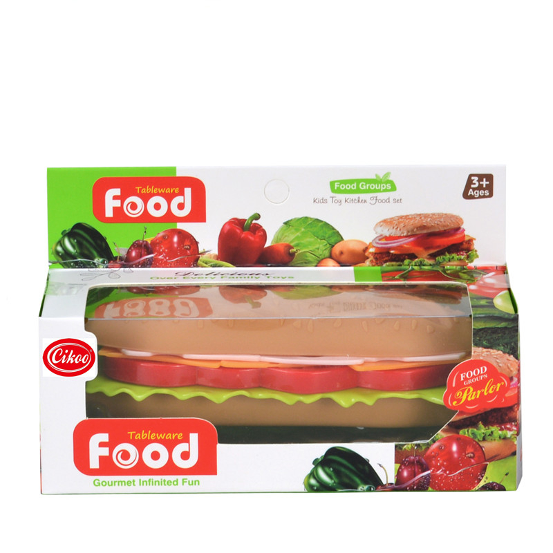 Cikoo可拆装汉堡热狗过家家套餐