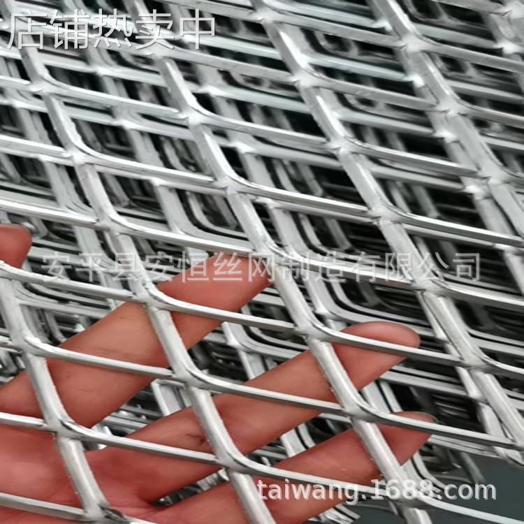 金属幕墙铝网 1mm板厚12*24mm孔径铝板网 不锈钢菱形装饰网扩张网