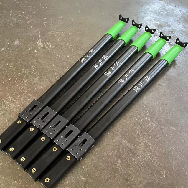 猫头鹰2节伸缩杆猫q头鹰杆子铝合金伸缩杆子加厚加长猫杆