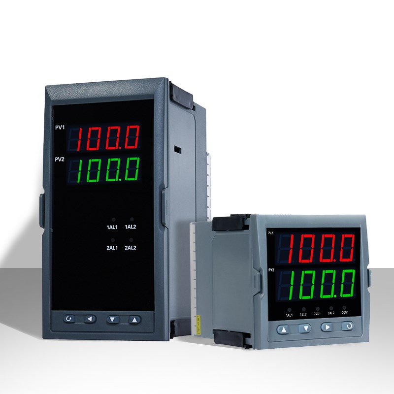 智能双回路测控光柱n仪表仪 液位水位显示控制报警器 万能信号输