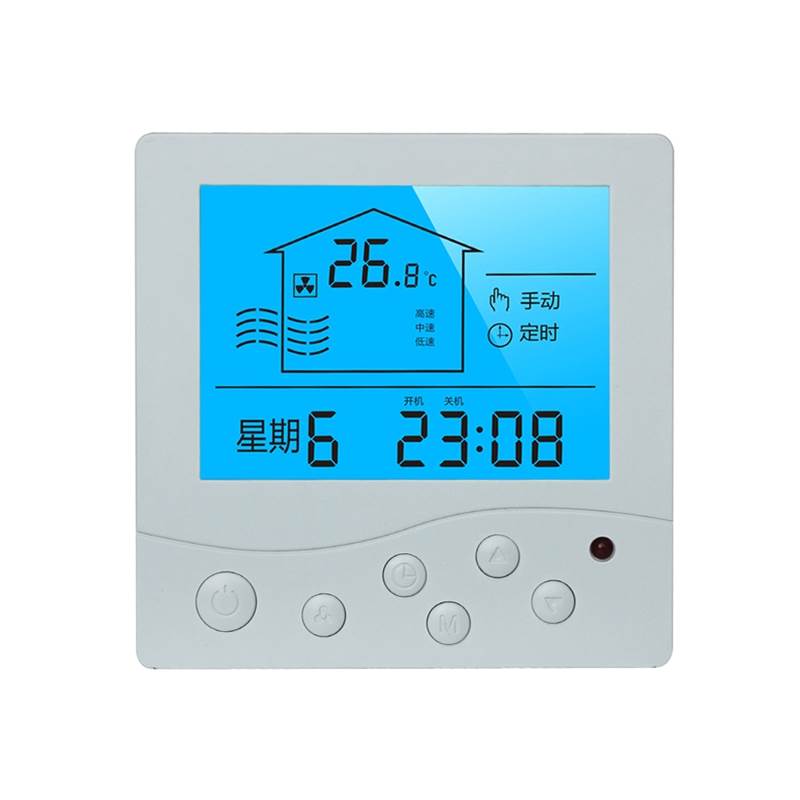 新风机系统液晶控j制器室内调速面板商用吊顶式全热交换器智能开