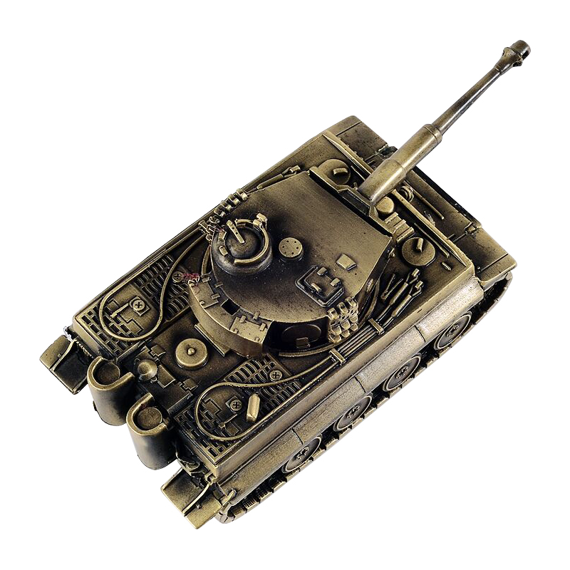 木公开物合金德国魏特曼r虎式重型坦克1:72全金属成品模型摆件