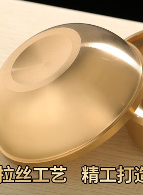 藏式光面纯e铜供水碗办公家用碗小铜碗家居装饰供水杯大小号