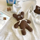 Оригинальная небольшая дизайнерская милая успокаивающая кукла, галстук-бабочка, с медвежатами, подарок на день рождения