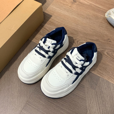 超轻厚底小白鞋女运动休闲风加绒