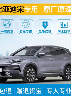 比亚迪宋补漆笔宋plusdmi宋pro时光灰雪域白汽车划痕修复神器补漆