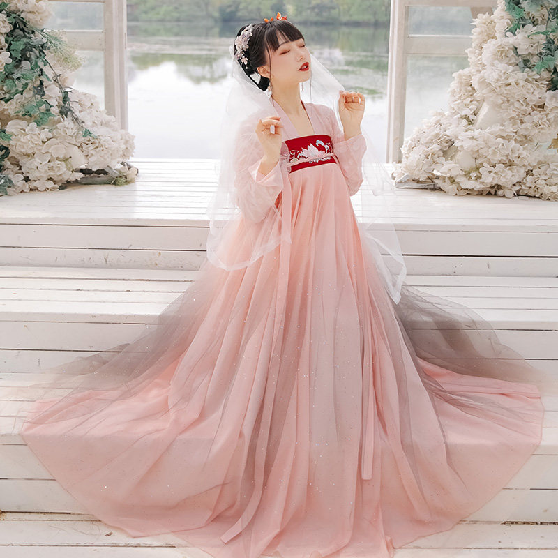 芙立诗汉服女正品原创清影齐胸襦裙中国风夏季仙气飘逸古装超仙