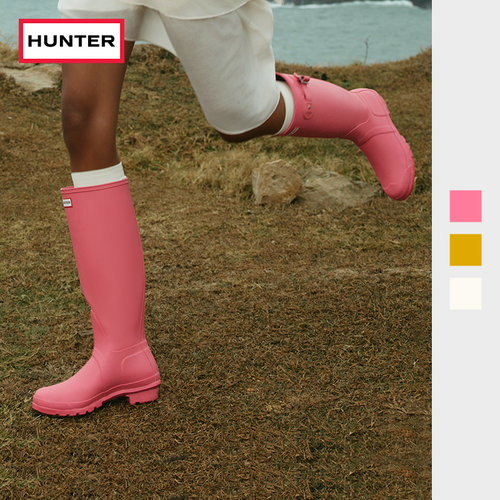hunter女鞋惠灵顿高筒靴骑士靴