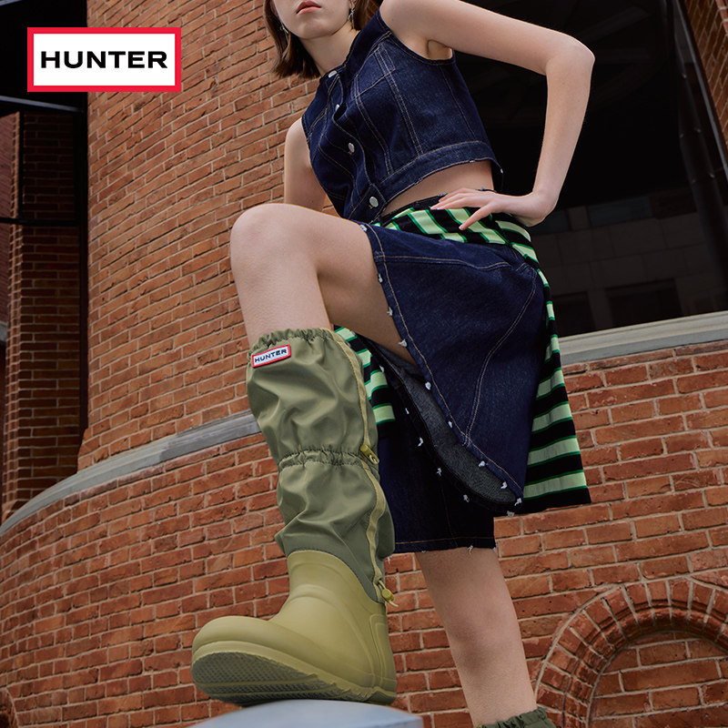 HUNTER女靴经典惠灵顿高筒靴防水防滑户外露营鞋靴休闲鞋女鞋