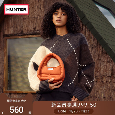 HUNTER泡芙HOBO斜挎包迷你休闲斜挎包时尚简约运动单肩背包情侣包