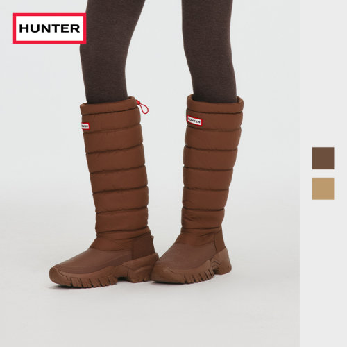 HUNTER女保暖防滑耐磨高筒雪地靴