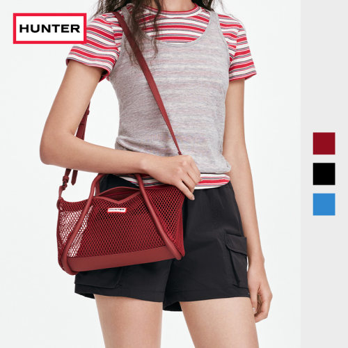 HUNTER网眼拉链日用斜挎包