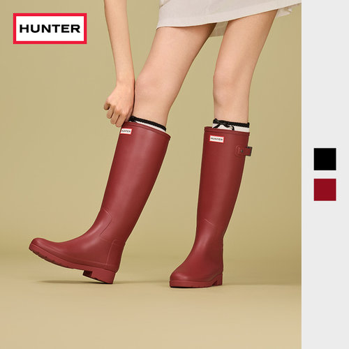 Hunter雨鞋Refined防滑高筒靴
