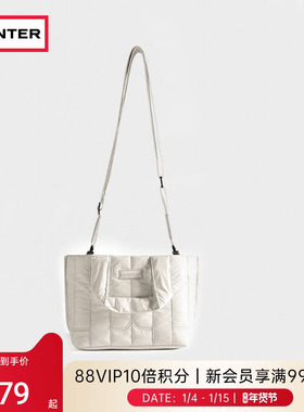 HUNTER男女同款棉服托特包小号防泼水便携单肩包斜挎包简约手提包