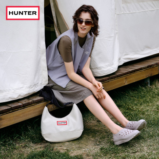 Hunter女包2024春夏新品 HOBO斜挎包中号单肩包腋下包通勤休闲包