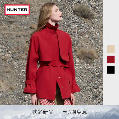 HUNTER防泼水短款风衣