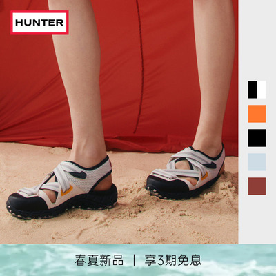 HUNTER男女同款三角扣溯溪凉鞋