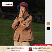 HUNTER2025秋冬女装 机能连帽短外套女士简约时尚 户外休闲外套