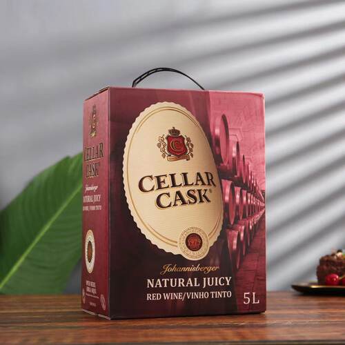 原瓶进口CELLAR CASK南非约堡红甜葡萄酒盒装5升袋装红酒