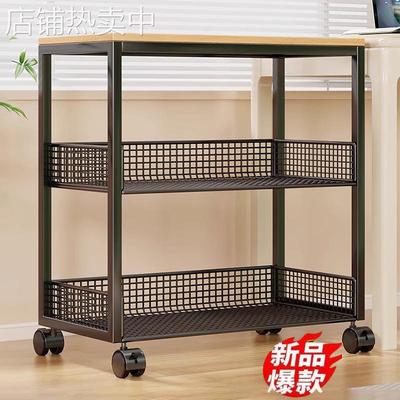 打印机置物架可移动桌下落地储物架子办公室放置柜电脑主机箱支架