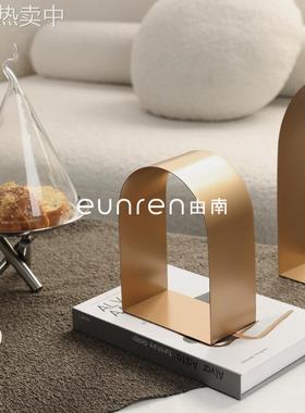 简约现代几何金属拱形门型摆件酒柜样板间客厅电视柜家居软装饰品