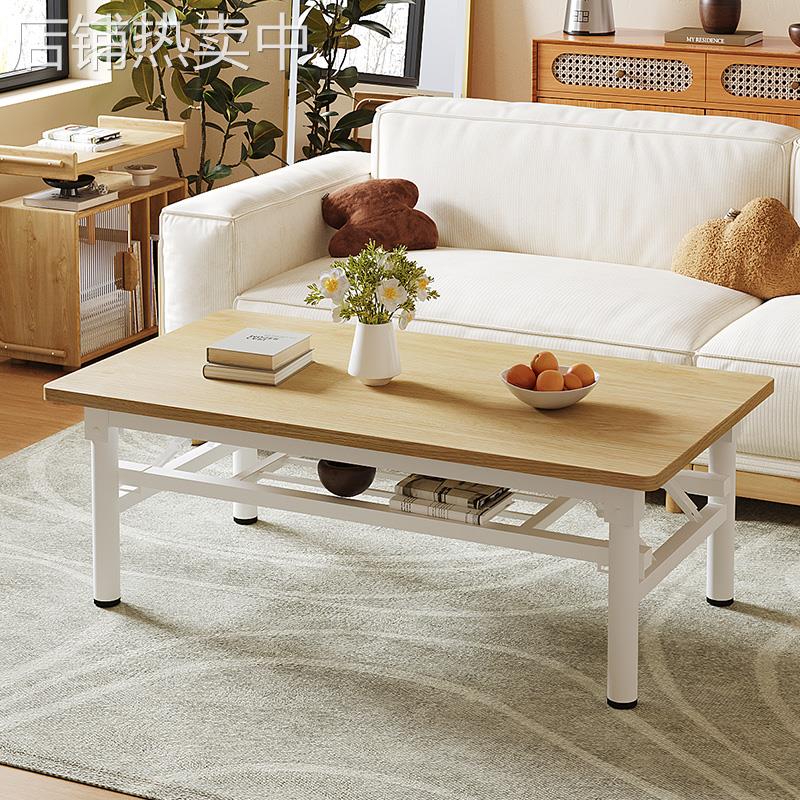 矮桌折叠桌家用长方形餐桌宿舍饭桌户外出租屋小地桌简易摆摊桌子