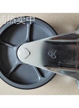 SKC-125 GNU 5寸黑色聚氨酯固定轮孔距 112x53 （100x56）mm脚轮