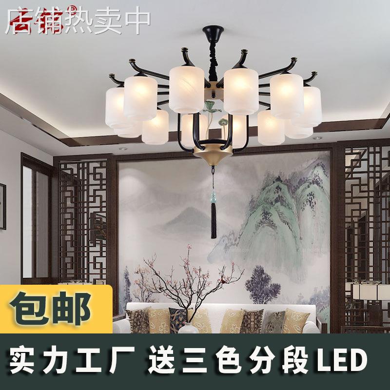 新中式吊灯别墅客厅吊灯餐厅灯大气卧室中国风led茶楼酒店灯5062