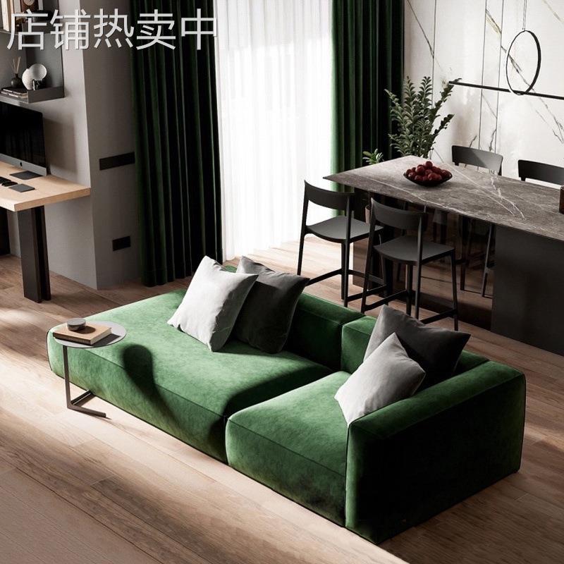 北欧轻奢创意造型科技布组合沙发现代简约设计师懒人贵妃沙发躺椅