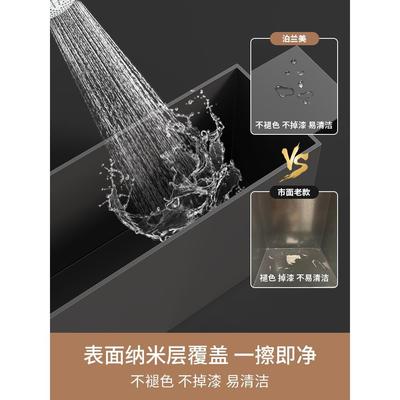 不锈钢花箱户外定制组合铁艺种植箱阳台花箱家用室内成品庭院座椅