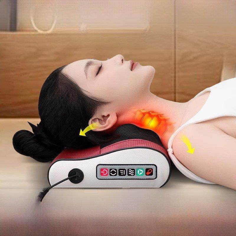 Oaks颈椎按摩器多功能腰背肩颈仪腰椎坐垫颈部揉捏按摩枕